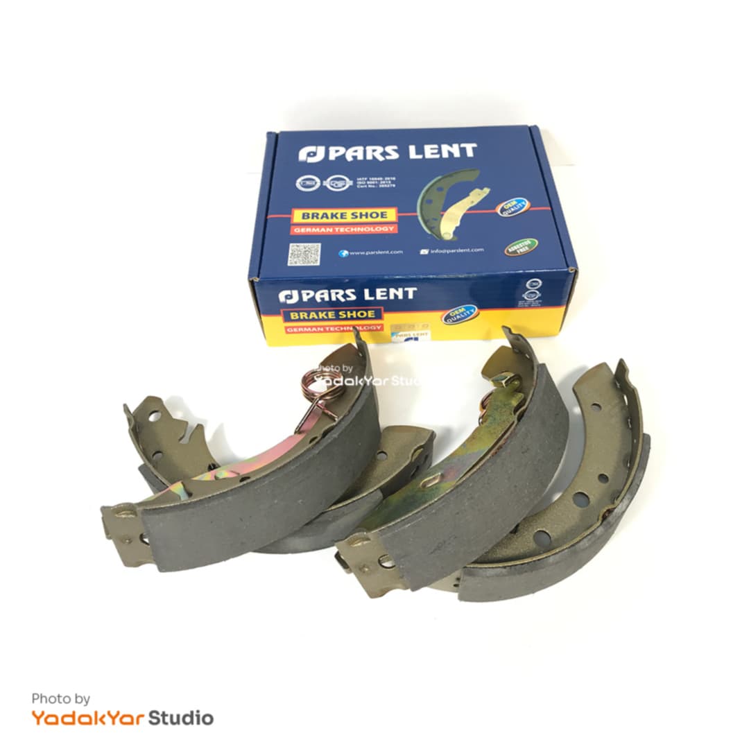 لنت ترمز عقب آبی خودرو سمند EF7 پارس لنت بسته 4 عددی