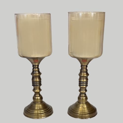 چراغ رومیزی نورهام مدل NHM-STN-2GLS مجموعه 2 عددی