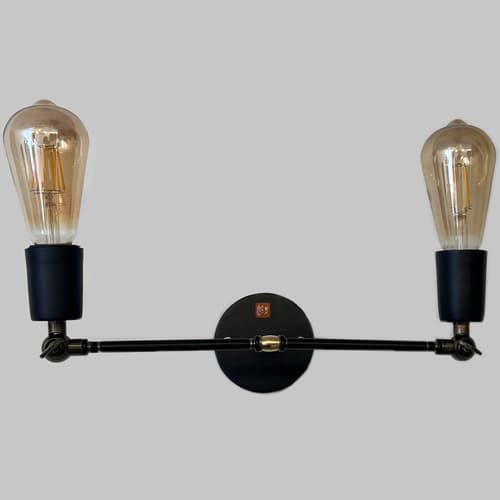 چراغ سقفی دیواری 2 شعله نورهام مدل گراهام