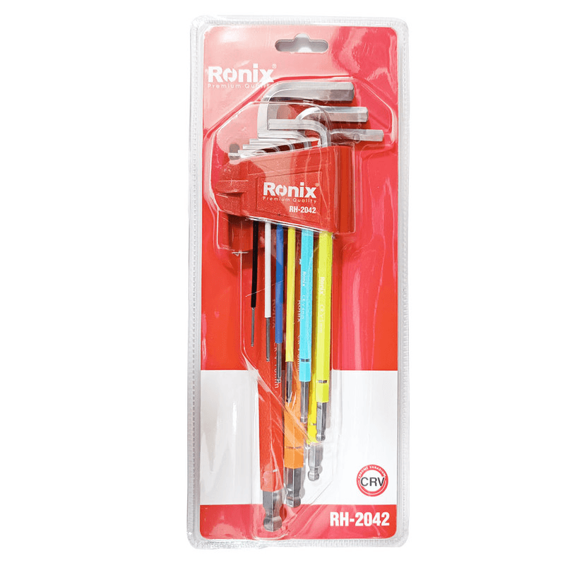 ست آچار آلن رونیکس 9 عددی مدل RH-2042