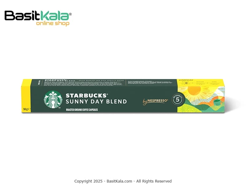 کپسول قهوه استارباکس “سانی دی بلند”«شدت 5» | Starbucks Sunny day blend