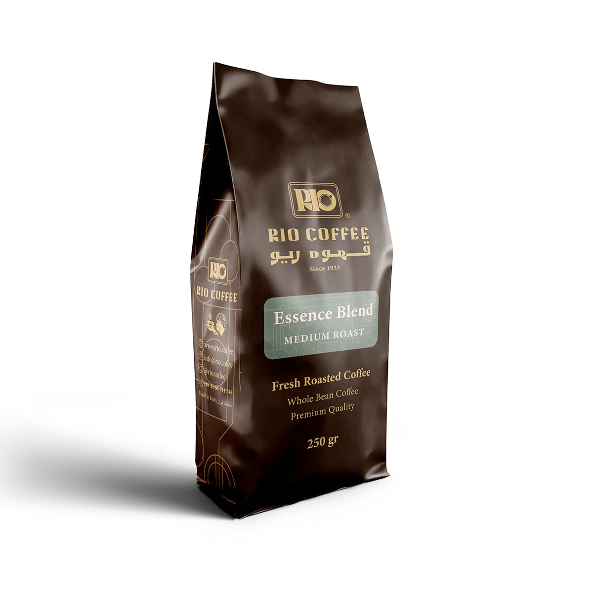 قهوه ایسنس بلند مدیوم 20% عربیکا – 250 گرمی