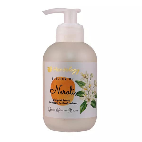 کرم نرم کننده هندولوژی با رایحه شکوفه نرولی مناسب پوست معمولی حجم 230 میلی لیتر
