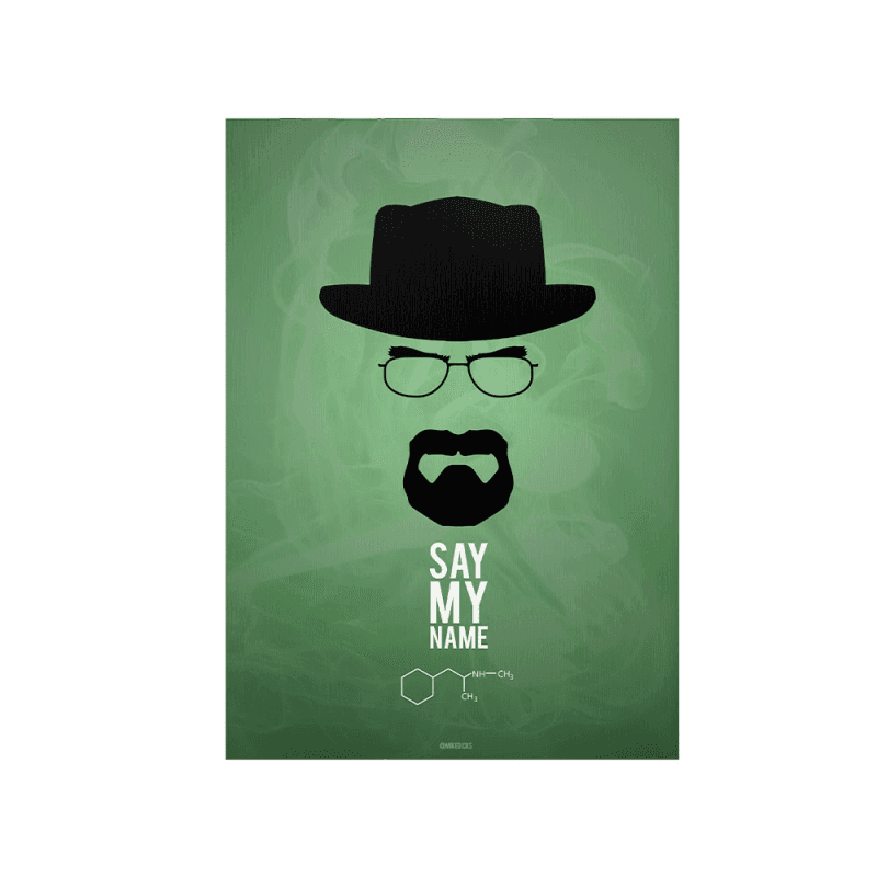 متال پوستر فیلم طرح Say My Name Breaking Bad کد PCD-MB1140