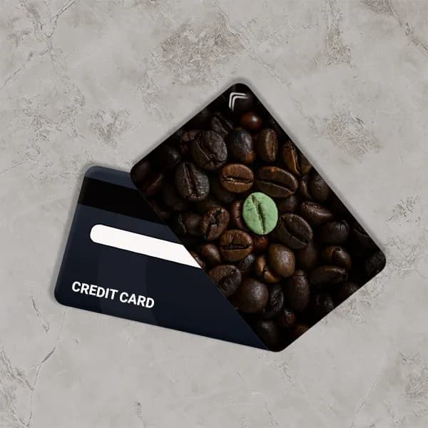 استیکر کارت بانکی مدل قهوه Coffee کد CAB375-K