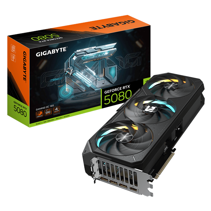 کارت گرافیک گیگابایت مدل GeForce RTX 5080 GAMING OC 16G