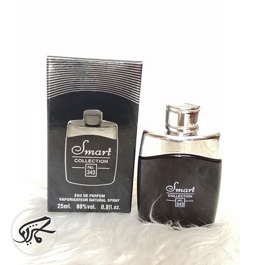 عطر مینی 25 میل اسمارت کد343 مونت بلانکSMART