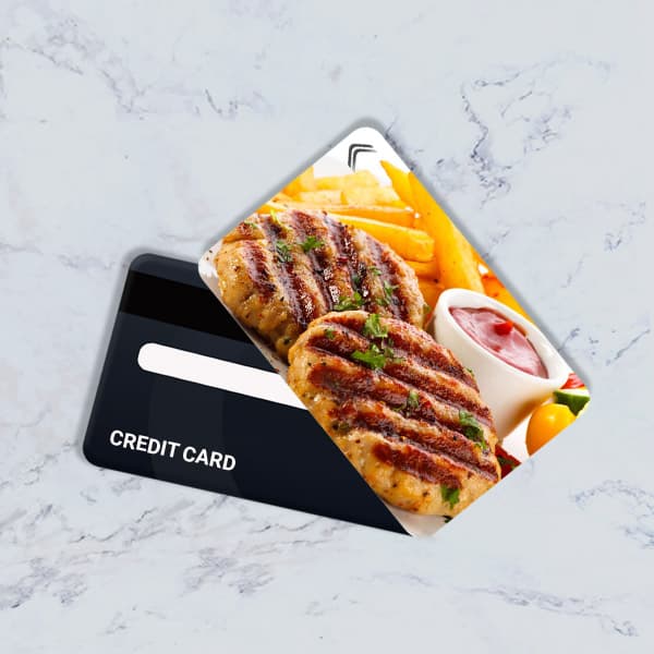 استیکر کارت بانکی مدل خوراکی کد CAC132-K