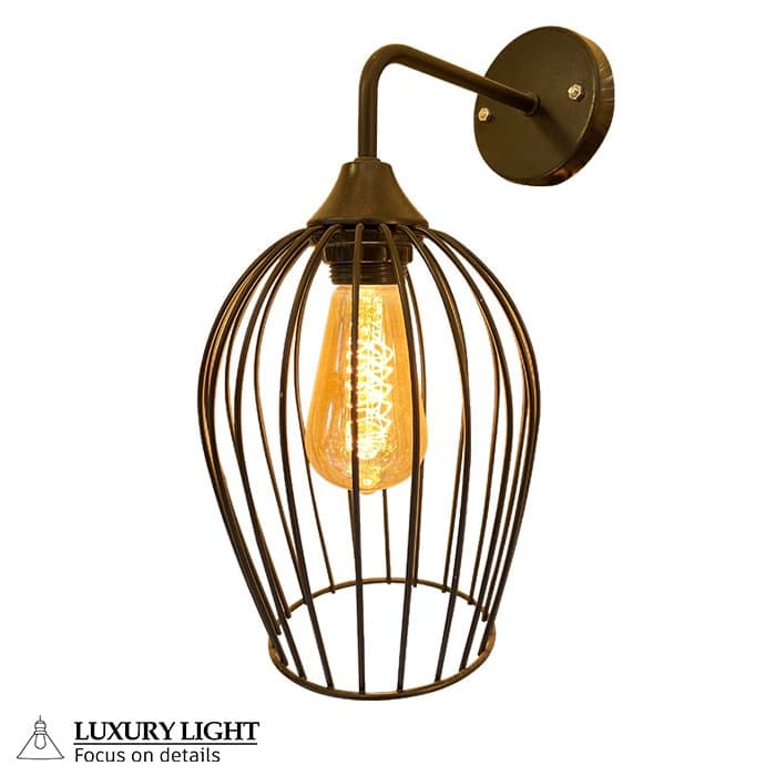 لوستر دیواری فانتزی قفسی