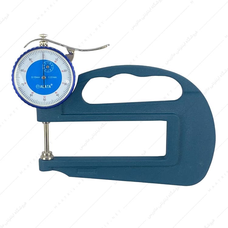 ضخامت سنج ساعتی 0-10 دقت 0.01 برند آلاتا