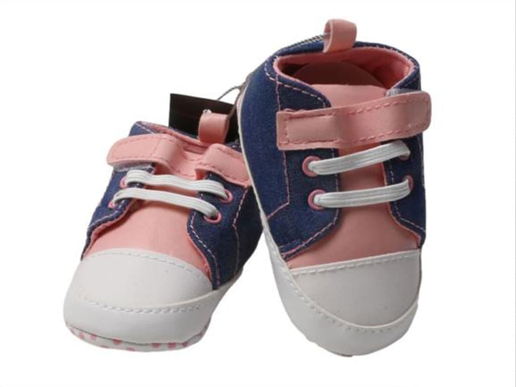 پاپوش آل استار استپ دار طرح جین نوزادی دخترانه