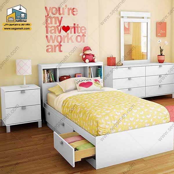 تخت خواب یک نفره کد BSP59