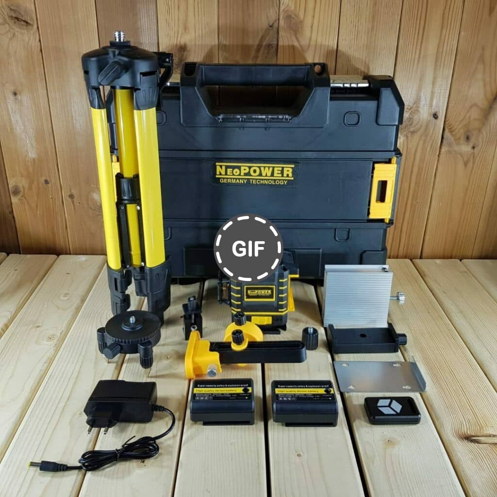 تراز لیزری ۱۶ خط صفحه لمسی نیو پاور مدل Np16li