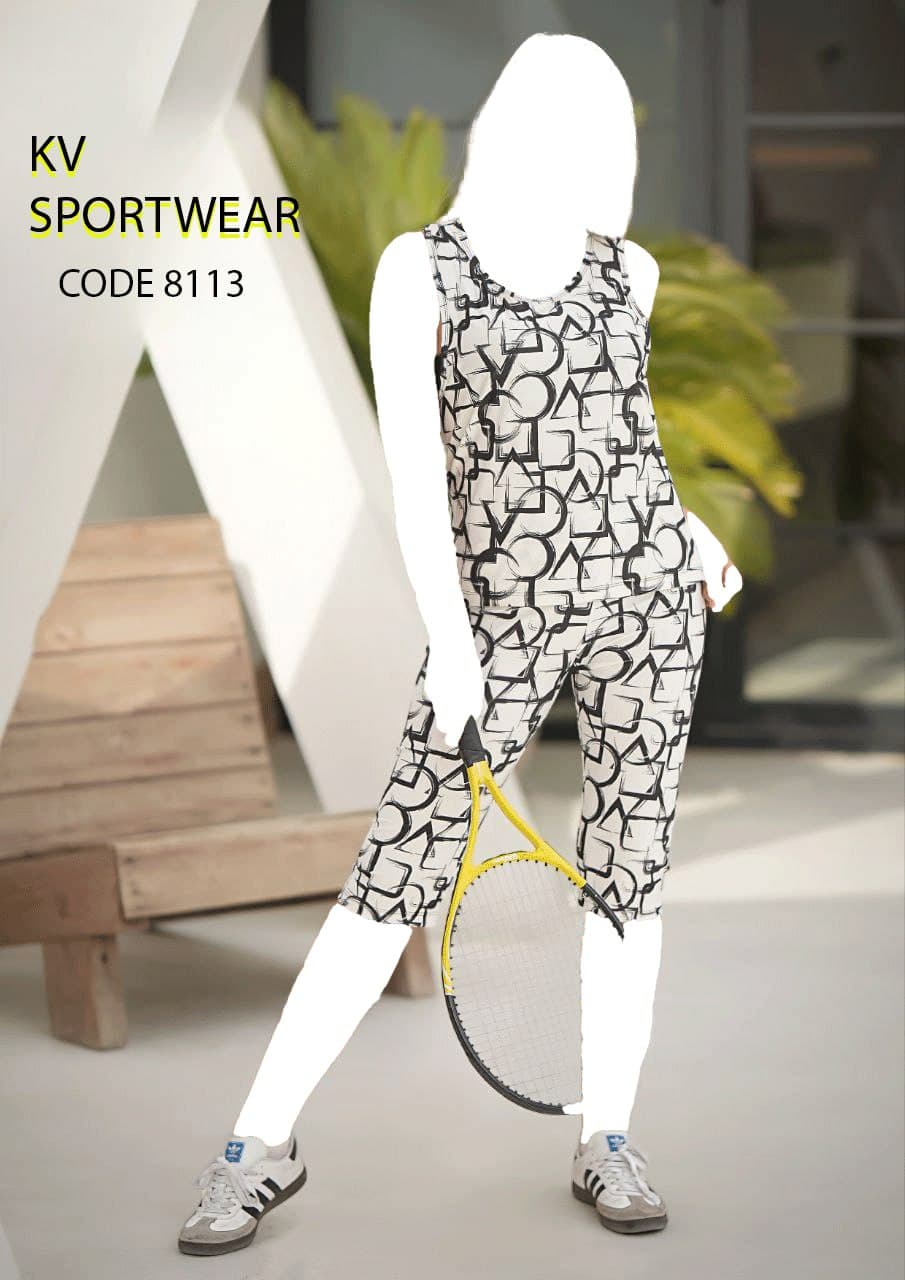 ست رکابی شلوارک اسپرت ورزشی زنانه کد 002