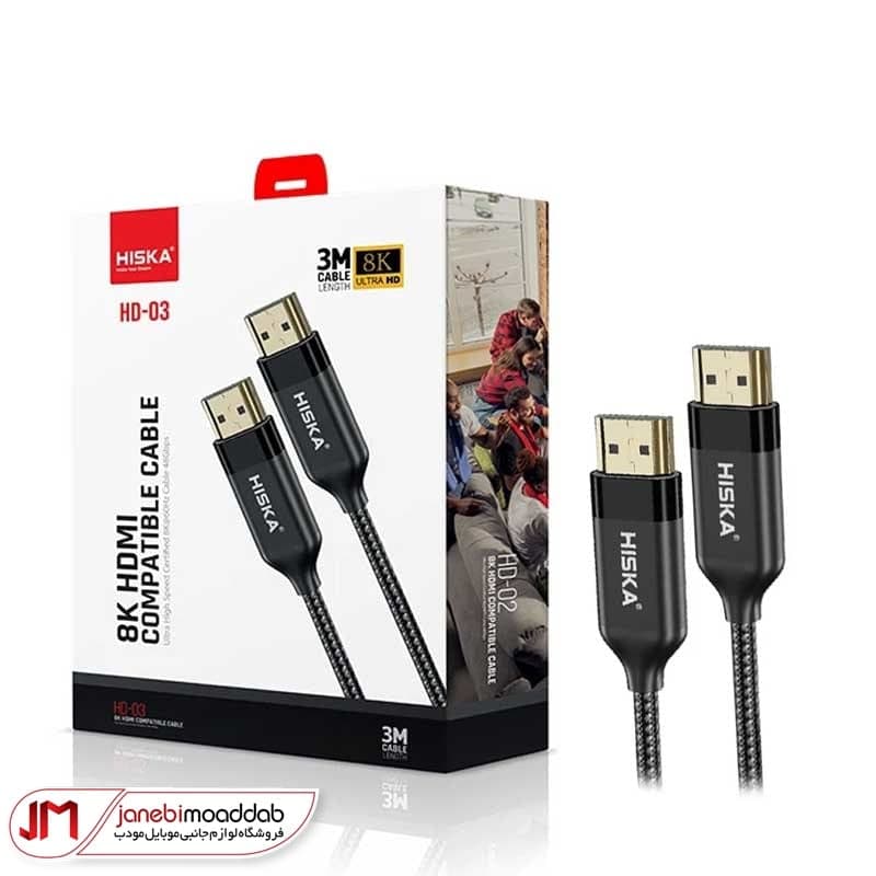 کابل HDMI هیسکا مدل HD-03 با طول 3متر