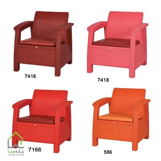 مبل حصیری یک نفره