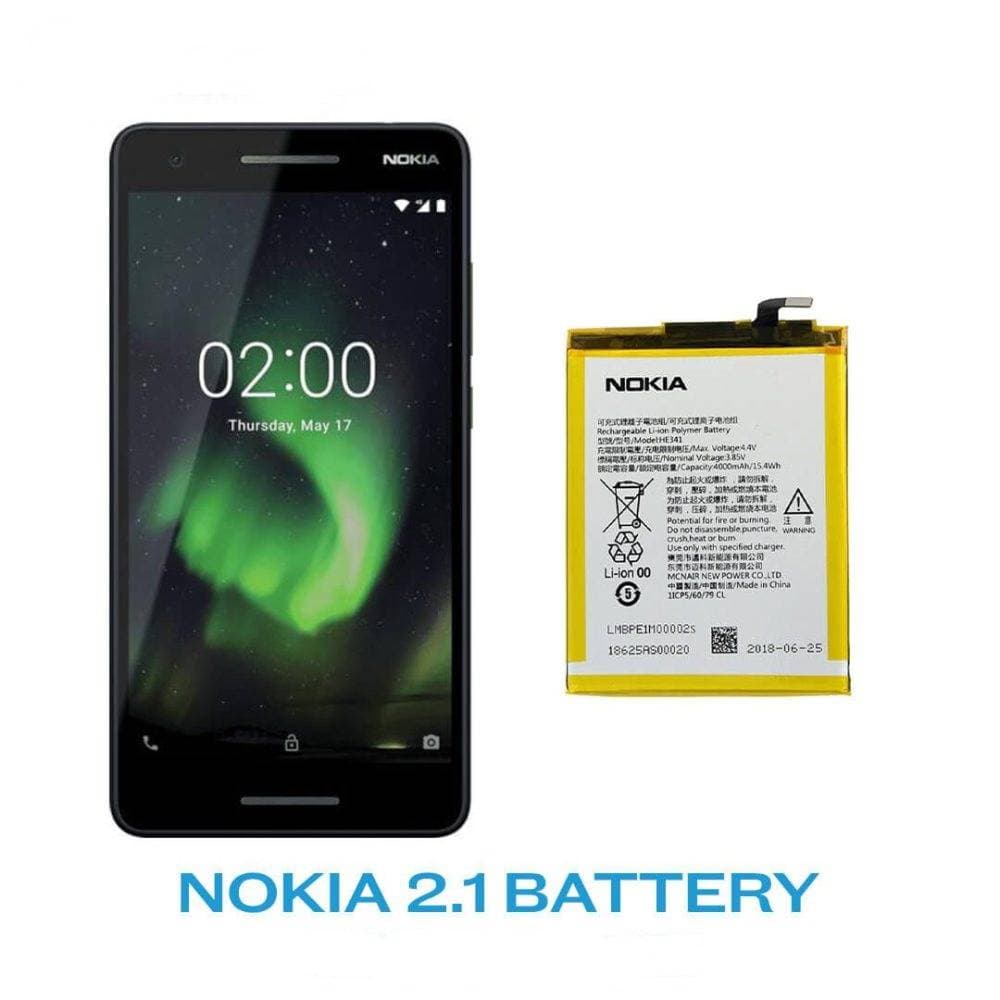 باتری اصلی گوشی نوکیا Nokia 2.1 مدل فنی HE341