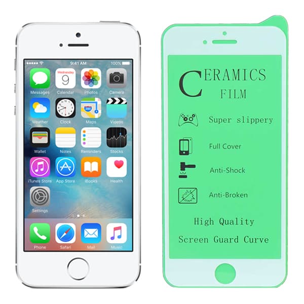 گلس فول سرامیکی آیفون 5 سفید