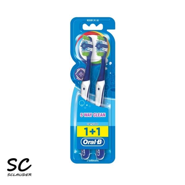 مسواک دو قلو اورال بی Oral-B مدل 5Way Clean