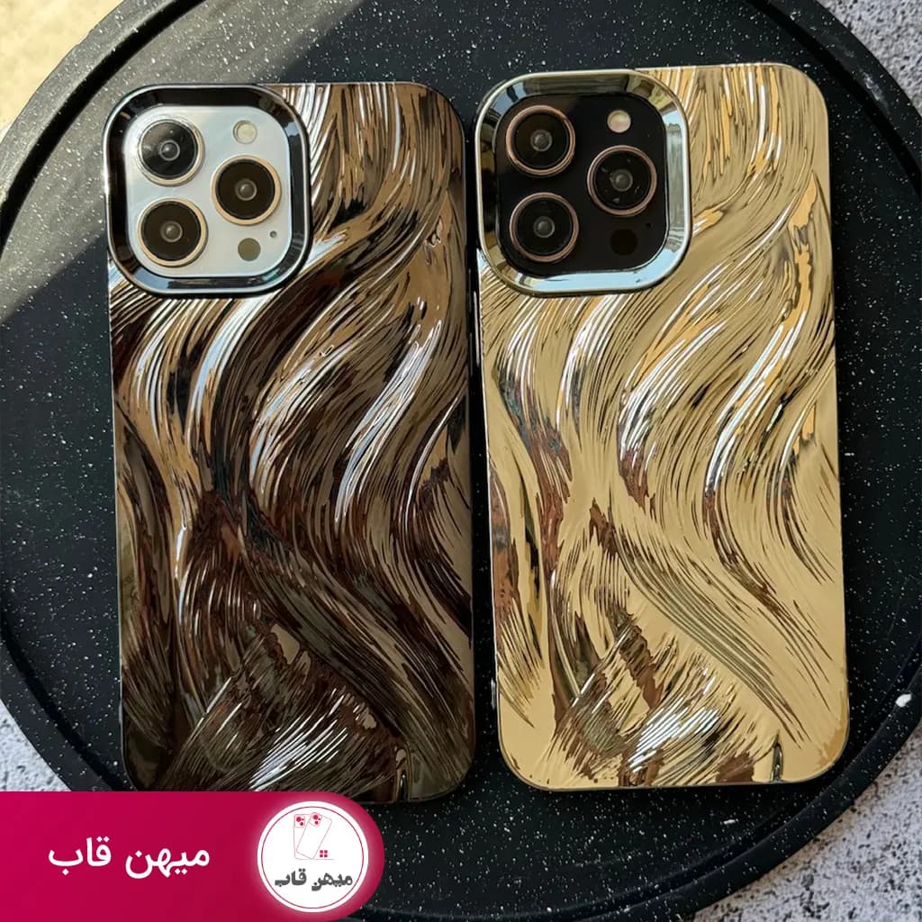 قاب گوشی آیفون Brush کرومی - کد (۳۳۳۸۵)