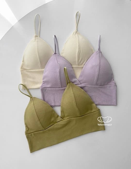 نیم تنه کاپدار مثلثی نخی زنانه کد 26163