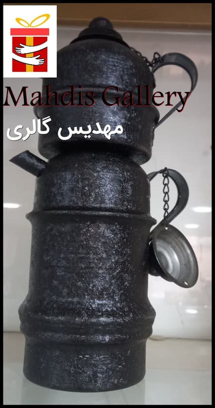 کتری و قوری آتیشی شامورتی ظرفیت 3 لیتر