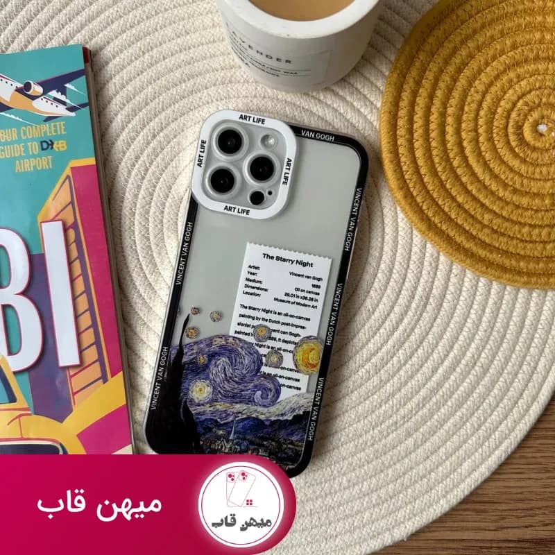 قاب شب پر ستاره اثر ونگوگ آیفون Iphone Starry Night - کد (۹۱۸۸۸)