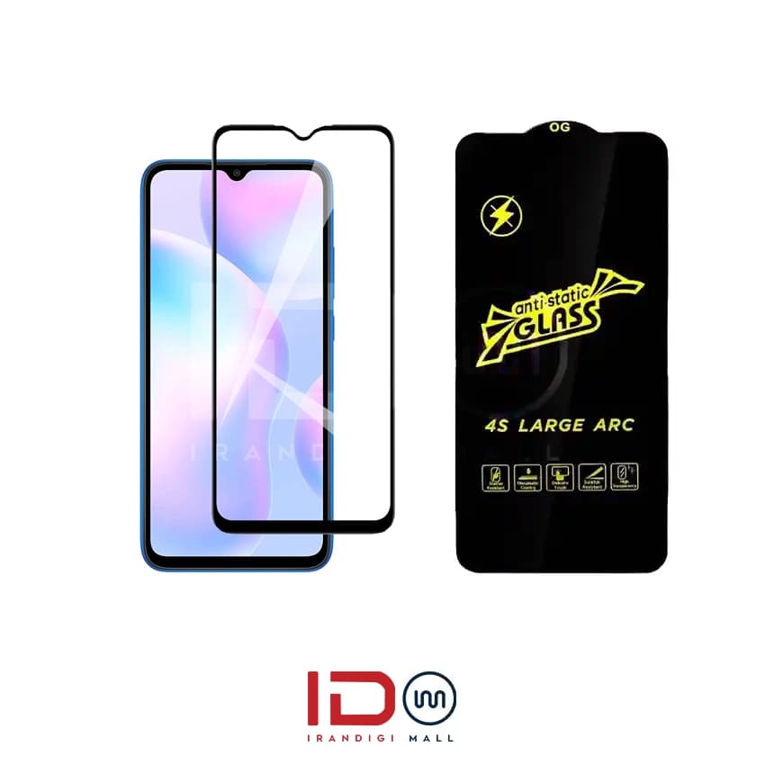 گلس شیشه ای تمام صفحه و فول چسب آنتی استاتیک موبایل Xiaomi Y3
