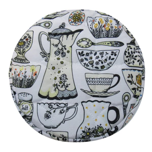 مارتینز دم کنی زمینه سفید طرح ظروف بزرگ