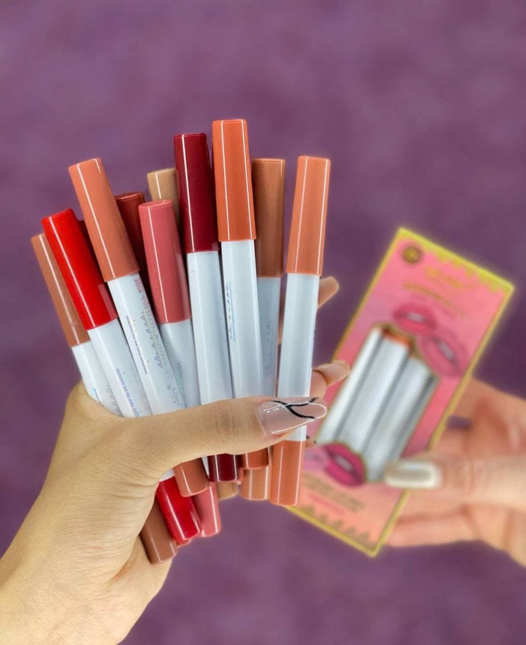 پک رژلب مدادی ۱۲تایی آرت اسکین