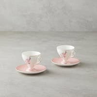 ست قهوه خوری ۲ نفره انگلیش هوم والنتینا 80 میلی صورتی