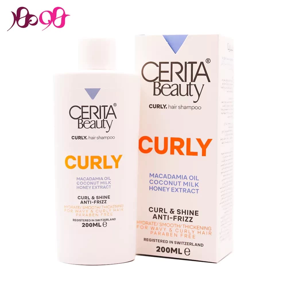 شامپو مناسب موی فر Cerita Beauty