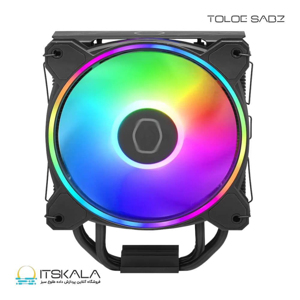 خنک کننده پردازنده کولرمستر مدل HYPER 212 HALO BLACK