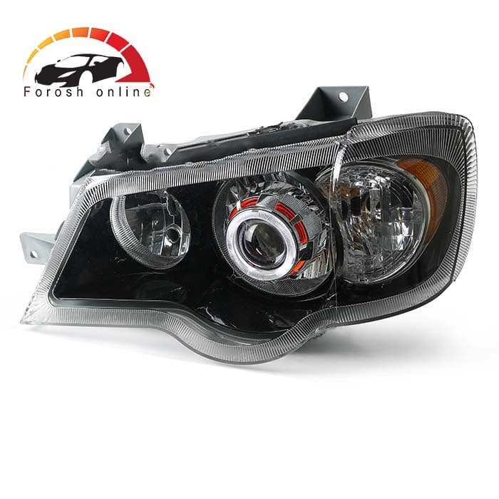 چراغ جلو لنزدار ۱۱۱ و ۱۳۲ داخل مشکی + هدلایت