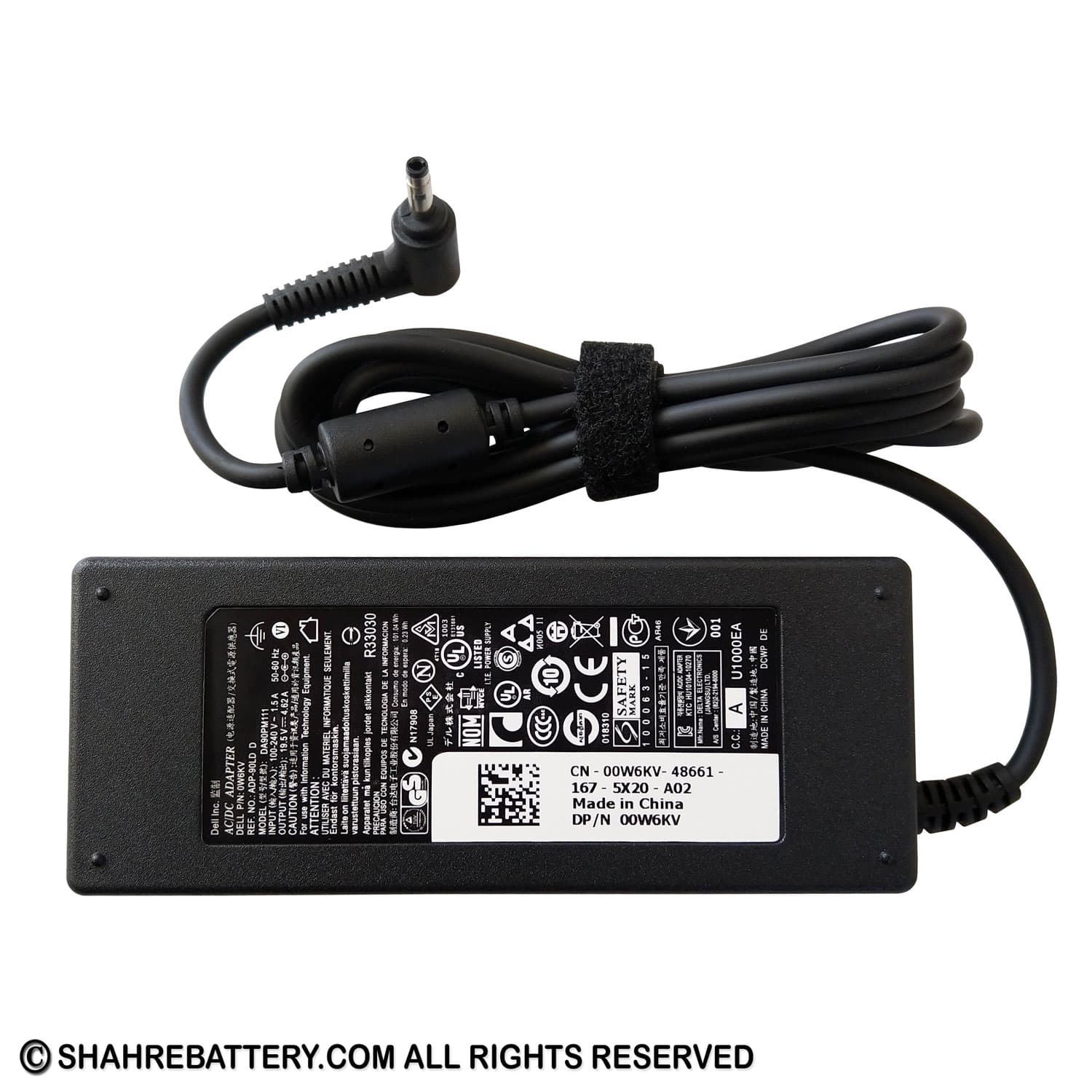 شارژر اورجینال لپ تاپ دل Dell 19.5V 4.62A – سری 3.0 * 4.5