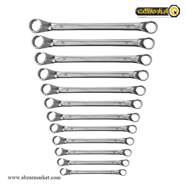 ست آچار دو سر رینگ توسن 12 عددی مدل TI102-S12