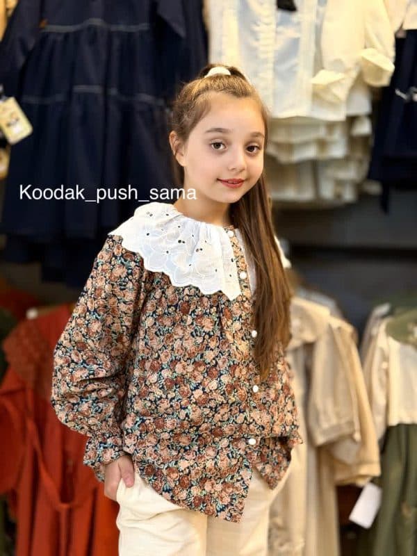 شومیز گل رز