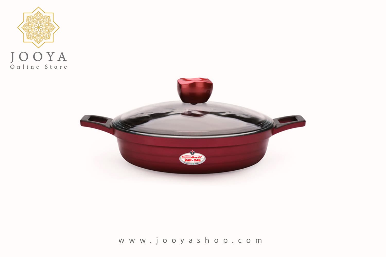 تابه دودسته گرانیتی زرساب مدل جولیانا کد JL-224TG (سایز 24)