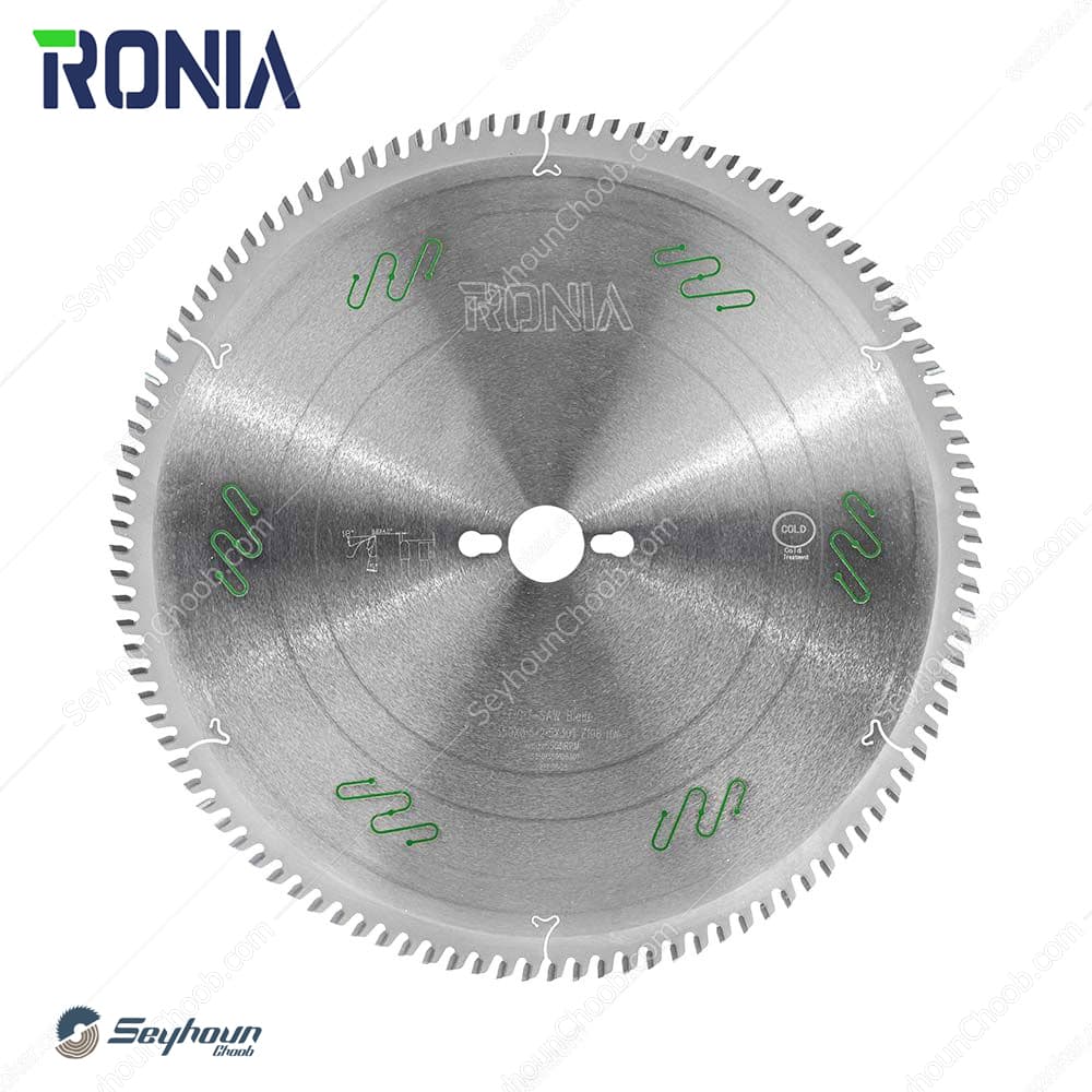 تیغ اره الماسه ام دی اف بر قطر 35 سانتی متر 108 دندانه با شفت 30 ضخامت 3.5 رونیا مدل RSB-IM35010830T