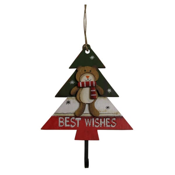 چوبین گیره آویز طرح درخت کاج کریسمس طرح های مختلف