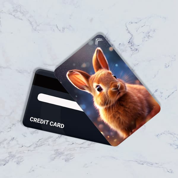 استیکر کارت بانکی مدل فانتزی خرگوش کد CAE974-K