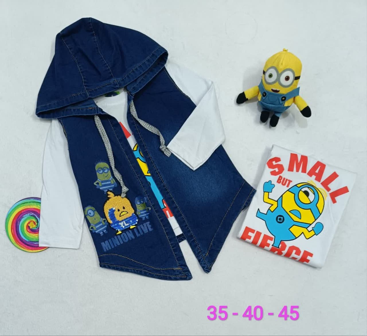 040-هودی دوتکه پسرانه مینیون