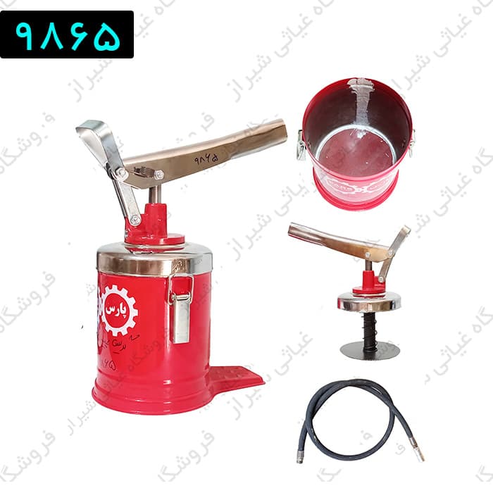 گریس پمپ سطلی 5 کیلوئی پارس