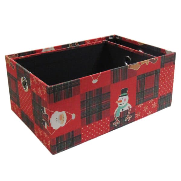 سورل جعبه 2 عددی زمینه قرمز طرح آدم برفی