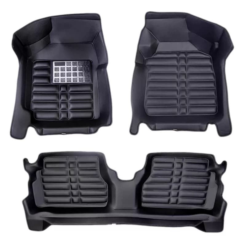 کفپوش پنج بعدی خودرو چرم کره ای مناسب برای پراید 111