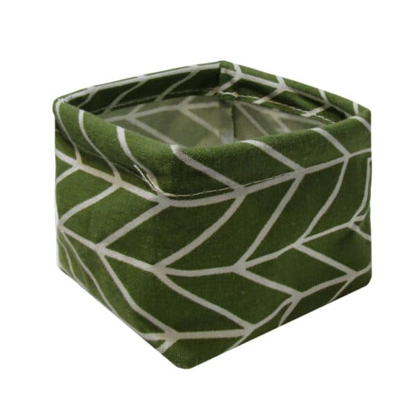 آریگو باکس سبز طرح دار مربع کوچک