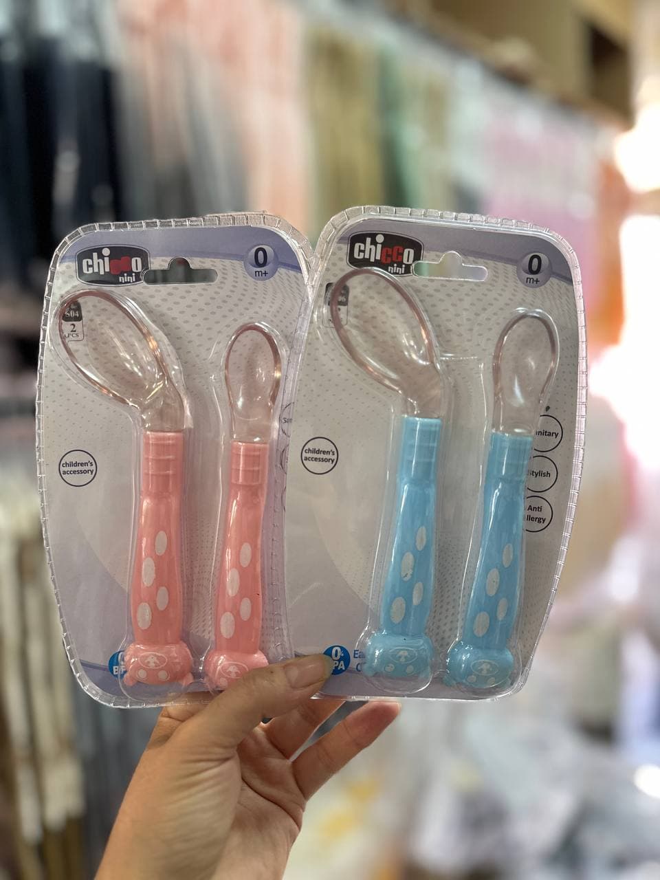 قاشق سر سیلیکونی دو عددی سر کج چیکوبیبی کد 506 ( Chicco Baby ) نوزادی و کودک کد 46006