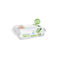 دستمال مرطوب کودک بچه ترک آلوئه ورا ۱۲ بسته 12۰ عددی
