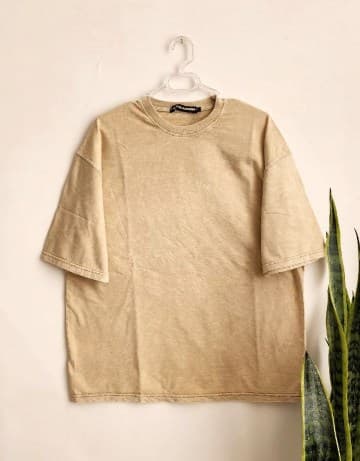 تیشرت سنگشور باکسی ساده کد 1946