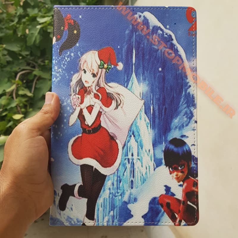 کیف تبلت سامسونگ Tab A9 (2023) 8.7 inch SM-X115 طرح دختر کفشدوزکی